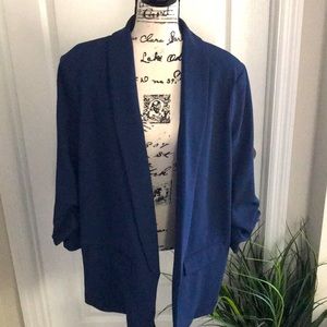 Time & Tru blue blazer (XL 16-18)
